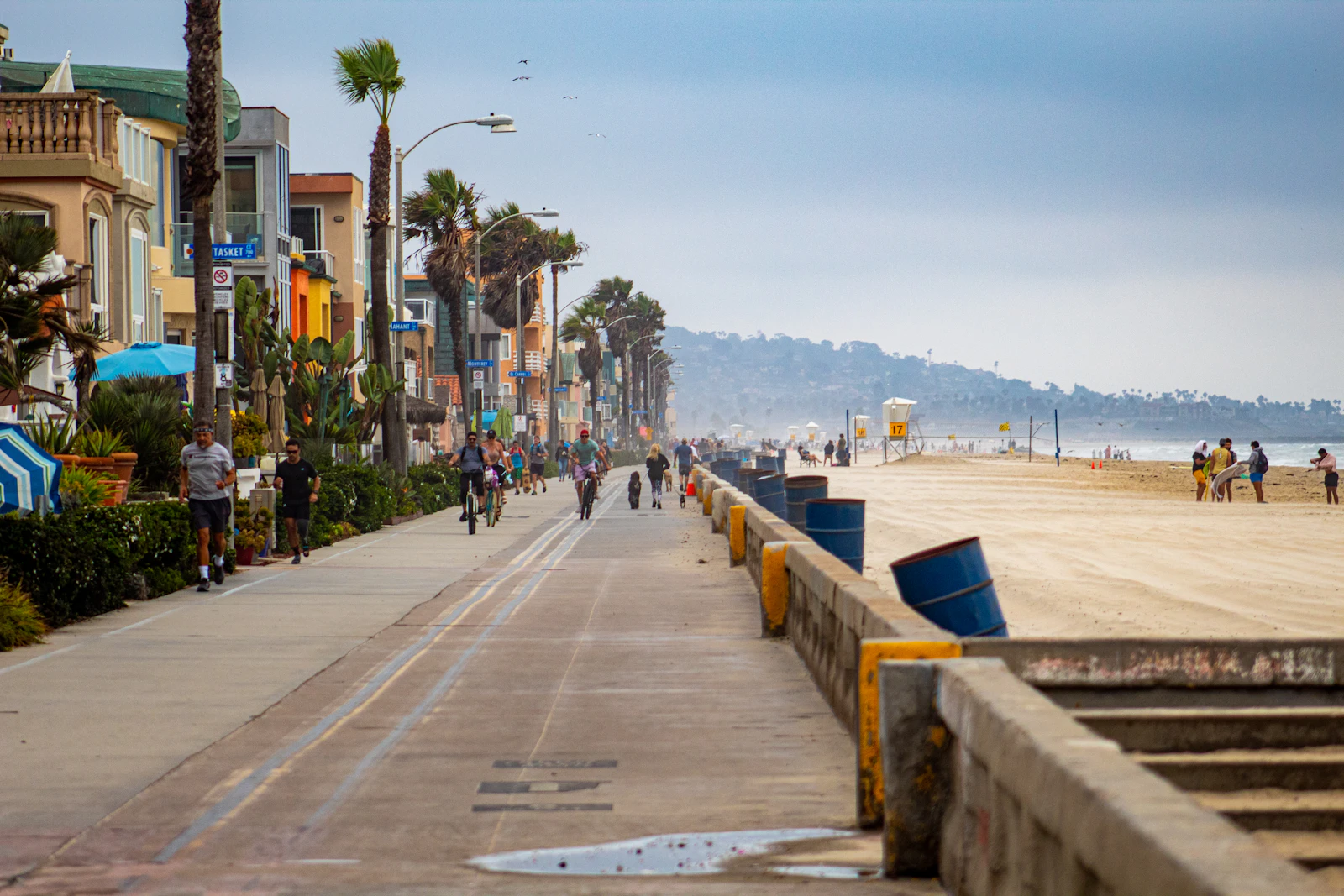 Mission Beach boardwalk San Diego