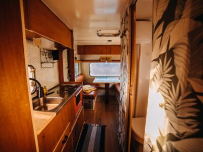 interior of a RV, Lippert componets