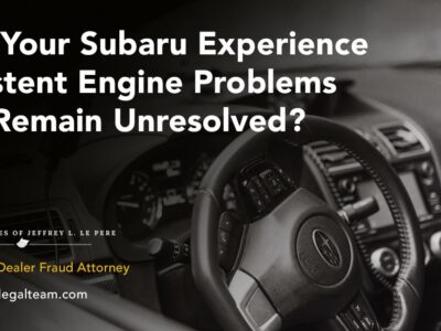 Does your Subaru experience persistent engine problems that remain unresolved?