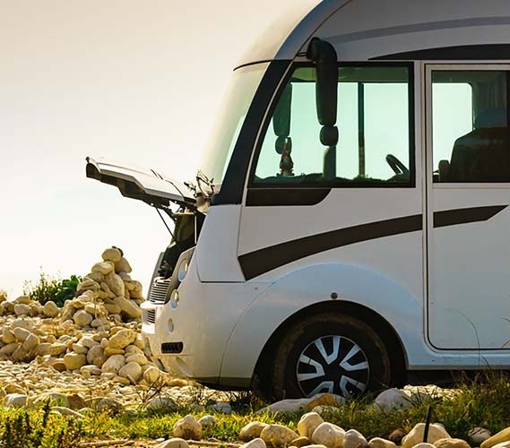 motorhome broken down