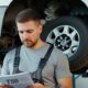 technical service bulletin illustration of a mechanic